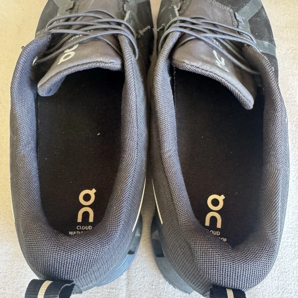 Size 13 - On Cloud 5 Men's Black‎ Running Athletic Shoes Sneakers 59.98986 Rough